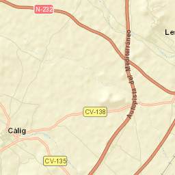 Càlig Street Map