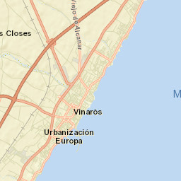 Vinaròs Street Map