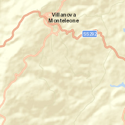 Villanova Monteleone Street Map
