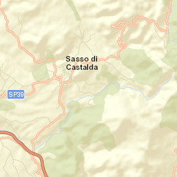 Sasso di Castalda Street Map