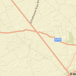 San Donaci Street Map