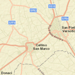 San Pietro Vernotico Street Map