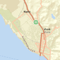 Vlorë Street Map