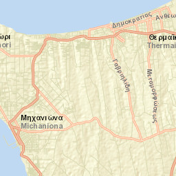 Peraía Street Map