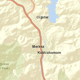 Kızılcahamam Street Map