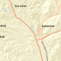 Şabanözü Street Map