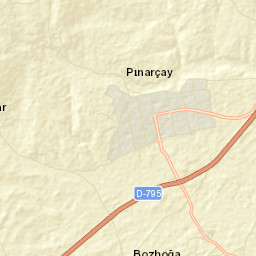 Merkez Street Map