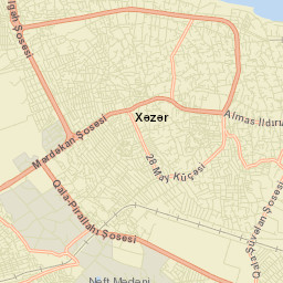 Mardakan Street Map