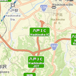 Hachinohe Shi Street Map