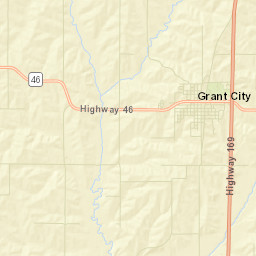 Worth County Street Map