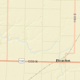 1416-1466 North County Road 1200, Hamilton Street Map