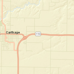 Carthage Street Map