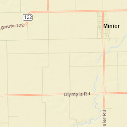 Minier Street Map