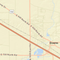County Road 850 North, Bloomington, IL Street Map