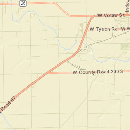 Jay County Street Map