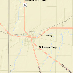 Saint Joseph Ohio Street Map