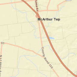 Cherokee Ohio Street Map