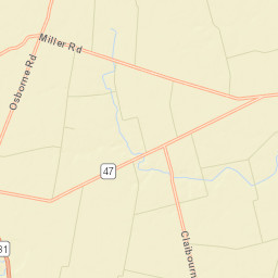 Claiborne Ohio Street Map