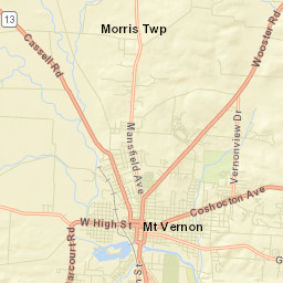 Vaughan Court Ohio Street Map