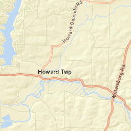 Millwood Ohio Street Map