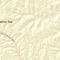 Spring Mountain Ohio Street Map