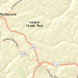 Overlook Hills Ohio Street Map