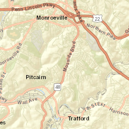 Trafford Street Map