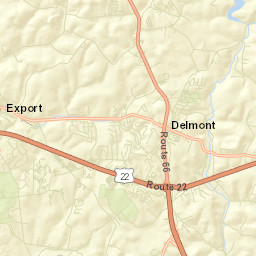Delmont Street Map