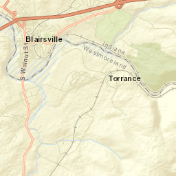 Blairsville Street Map