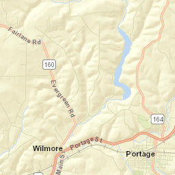 Portage Street Map