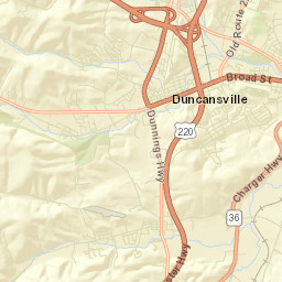 Duncansville Street Map