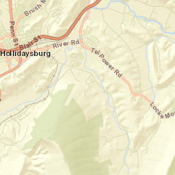 Hollidaysburg Street Map