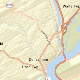 Duncannon Street Map
