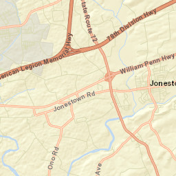 Jonestown Street Map