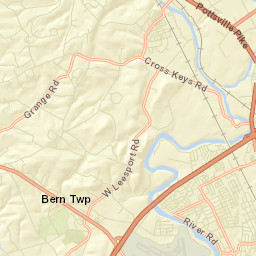 Muhlenberg Park Street Map