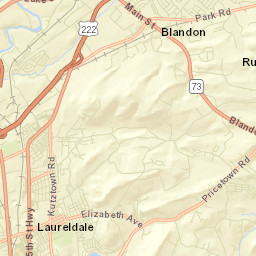 Berks County Street Map