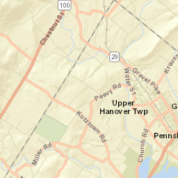 East Greenville Street Map