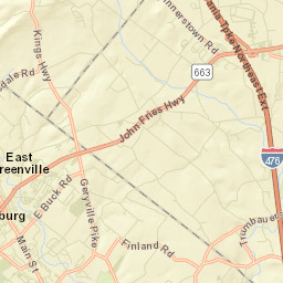 Pennsburg Street Map