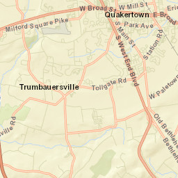 Quakertown Street Map