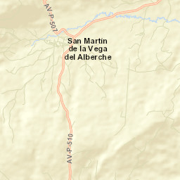 San Martín de la Vega del Alberche Street Map