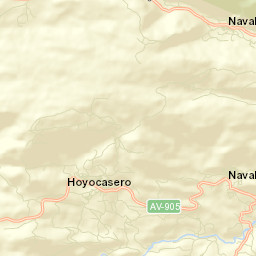Hoyocasero Street Map