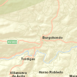 Burgohondo Street Map