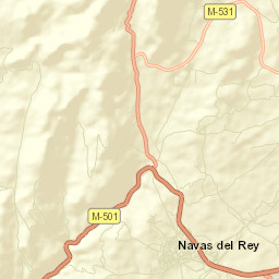 Navas del Rey Street Map