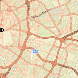 Ciudad Lineal Street Map