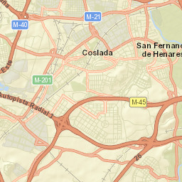Coslada Street Map