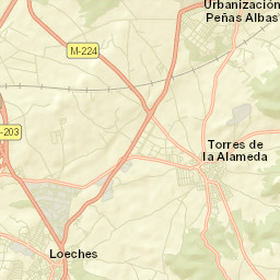Torres de la Alameda Street Map