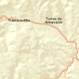 Tramacastilla Street Map