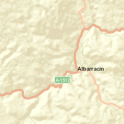 Albarracín Street Map