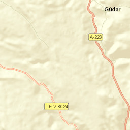 Gúdar Street Map