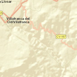 Villafranca del Cid Street Map